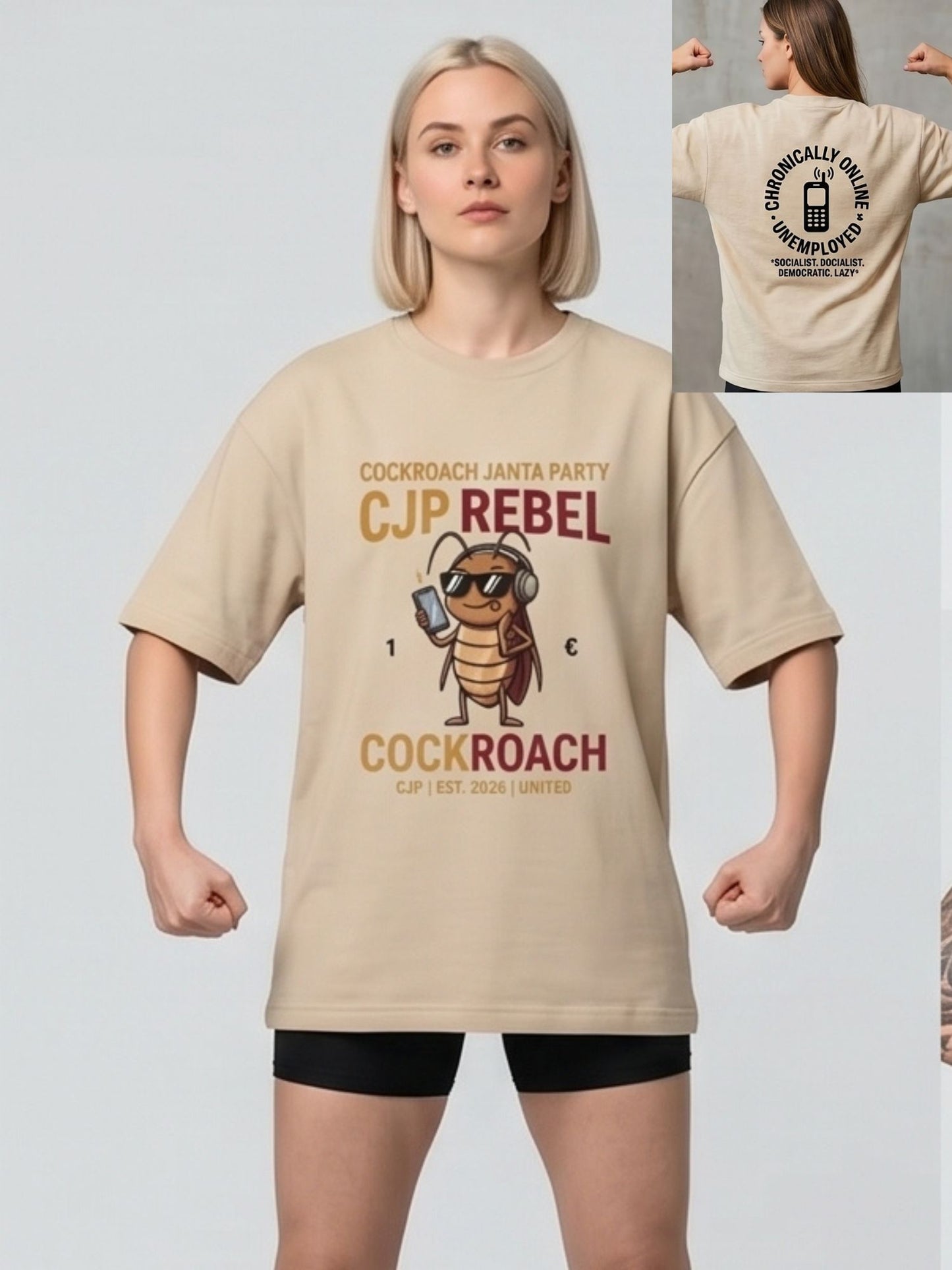 Chronically Online Oversized Tee