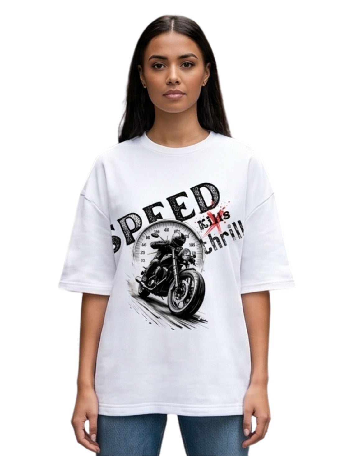 OVersize T-Shirt Speed Kills Thrills