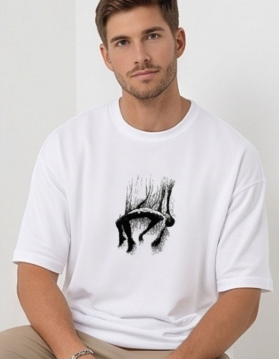The "Free Fall" Oversized Heavyweight Tee