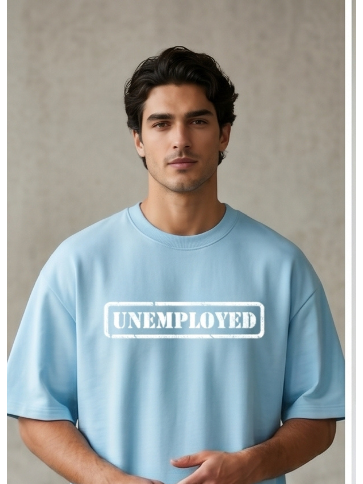 The "Hustler's Credo" Oversized Heavyweight Tee