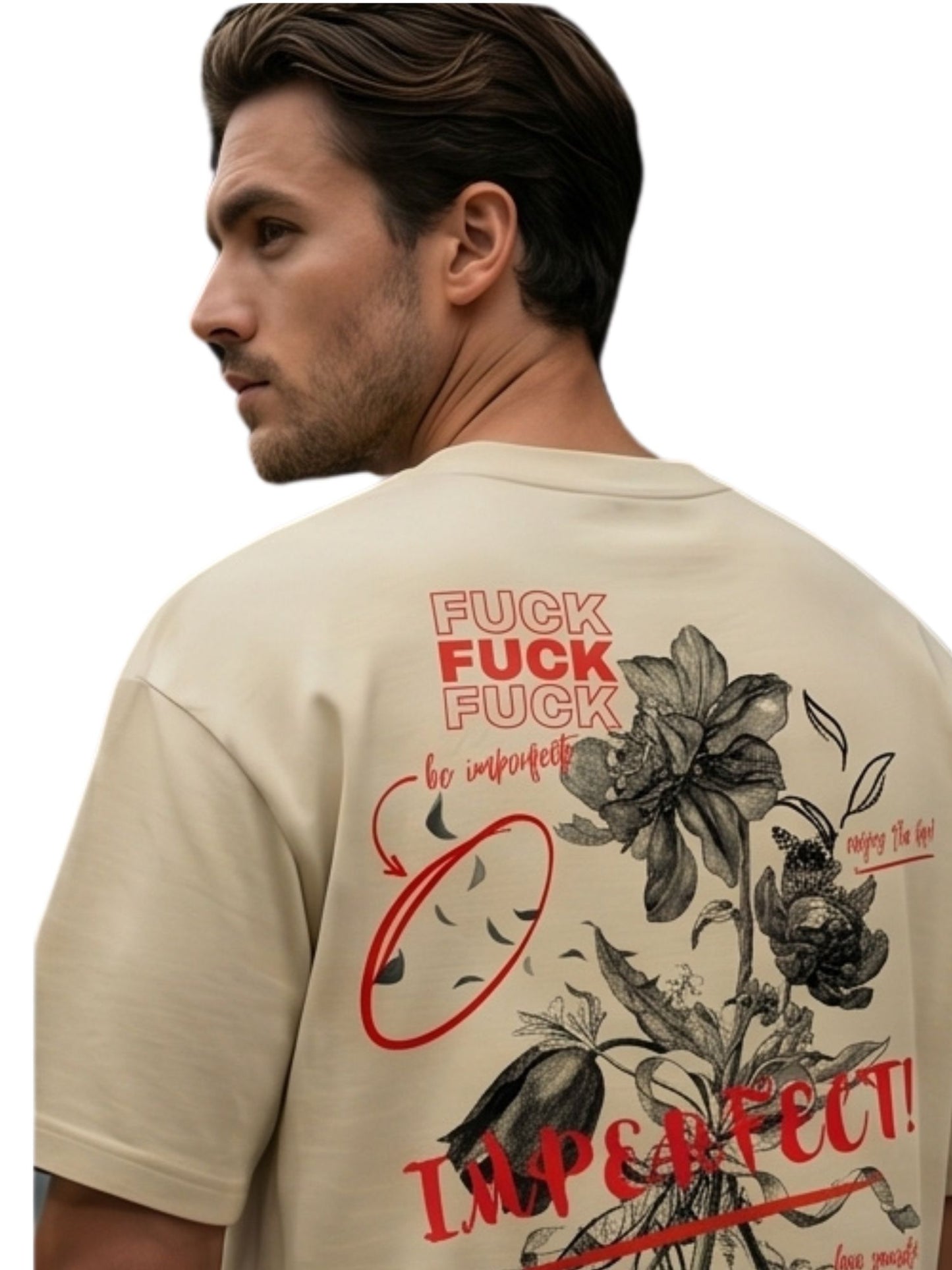 Dunbond label Oversize T-Shirt // IMPERFECT