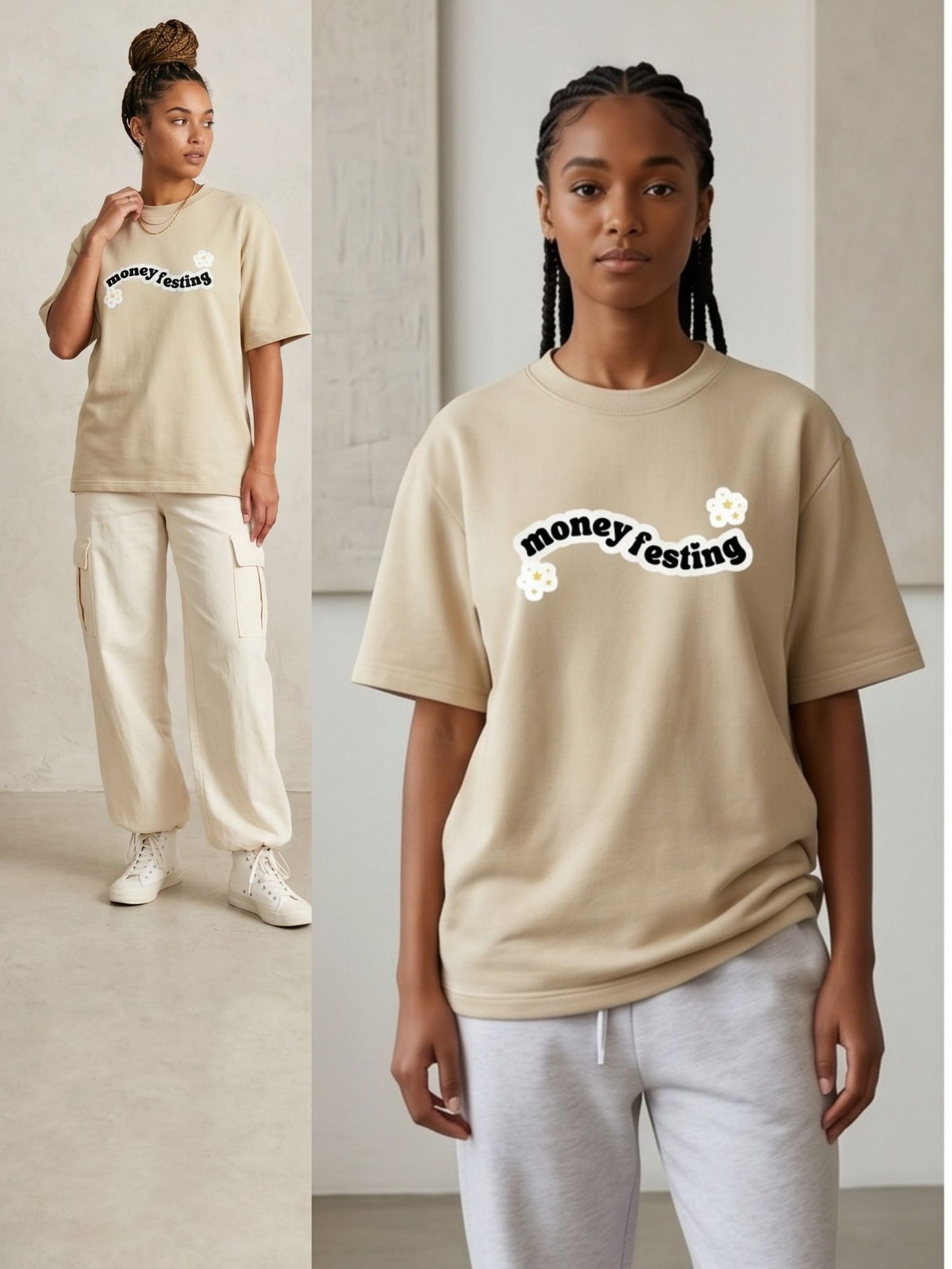 The "Moneyfesting" Oversized Heavyweight Tee