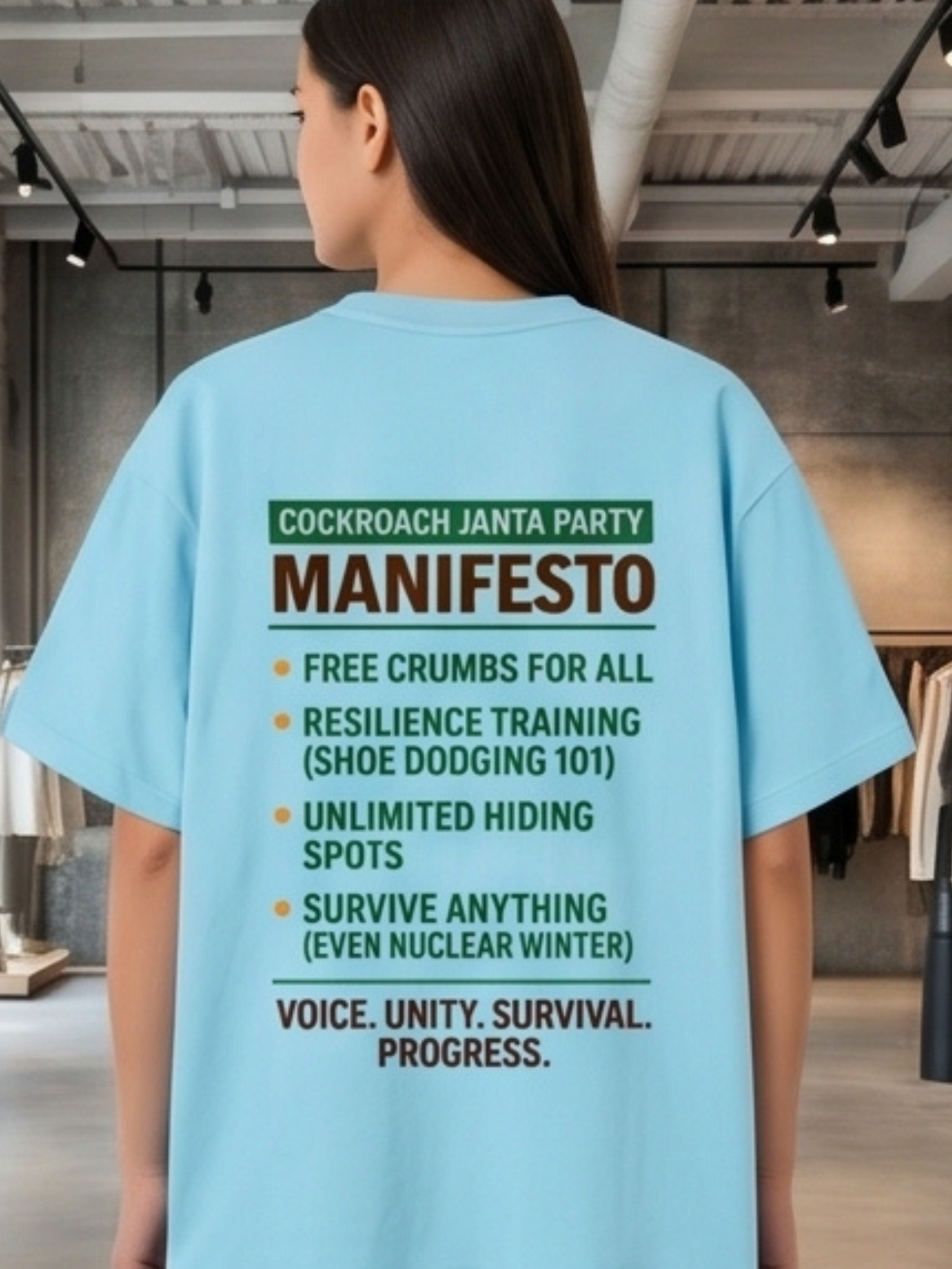 CJP Manifesto Oversized Tee 🔥