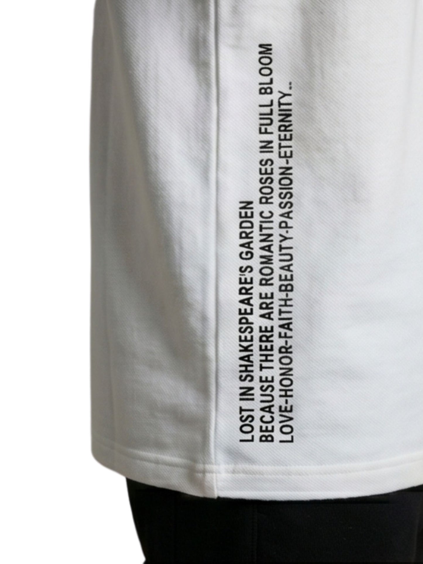 Dunbond label Oversize Shakespares Garden Typography and graphic T-Shirt