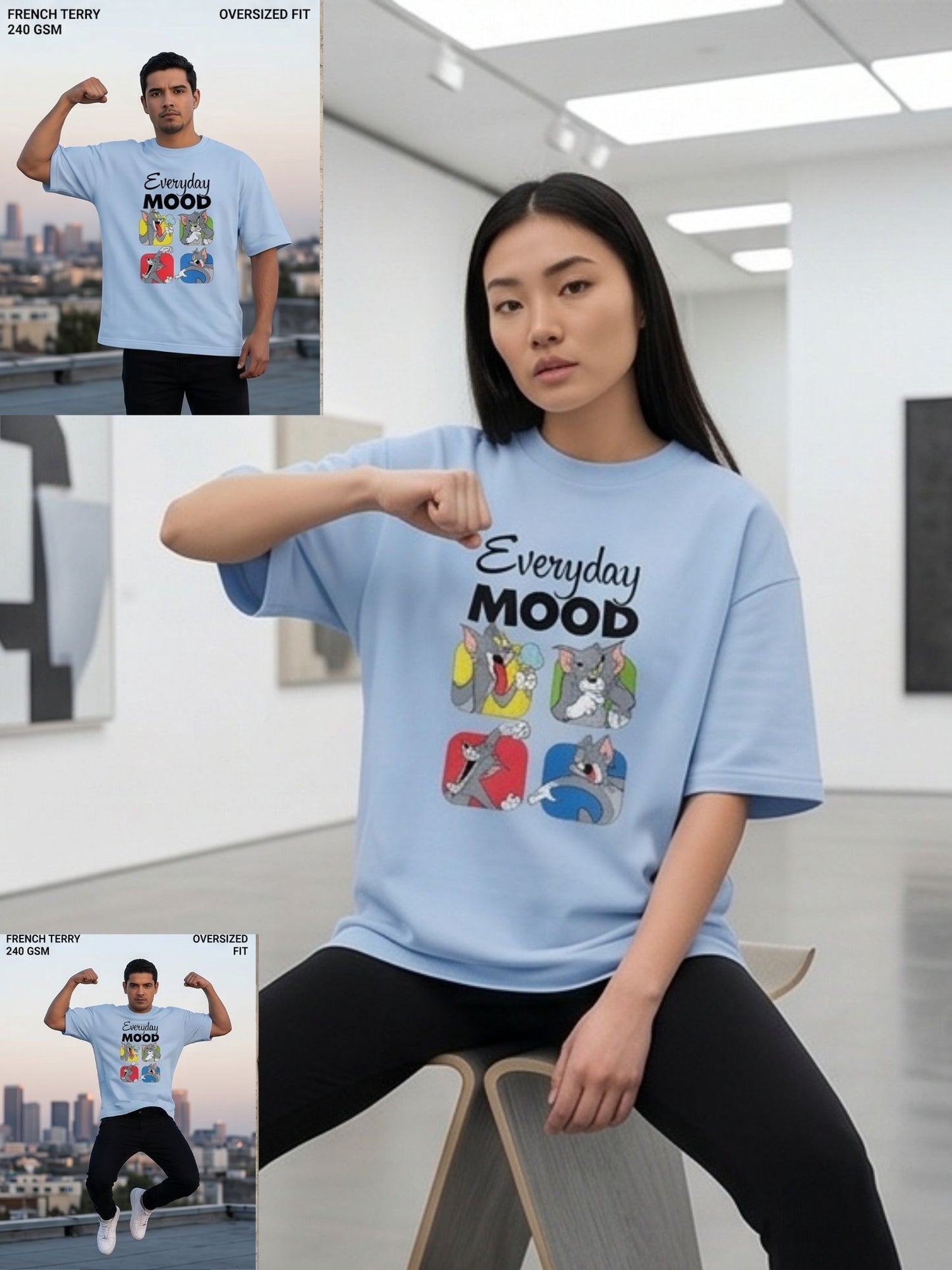 The "Everyday Mood" Oversized Heavyweight Tee