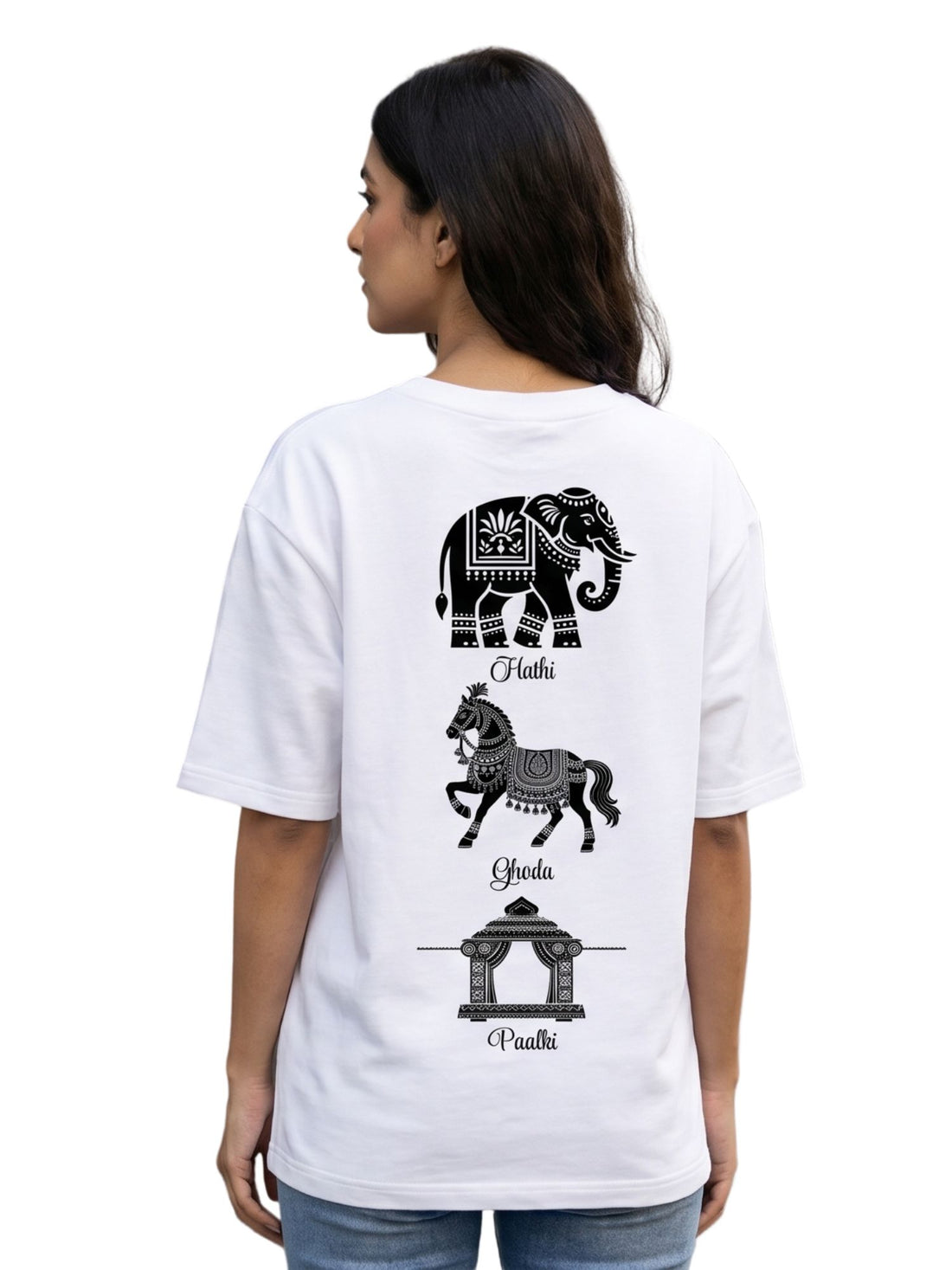 Oversize T-Shirt // Hathi, Ghoda and palki