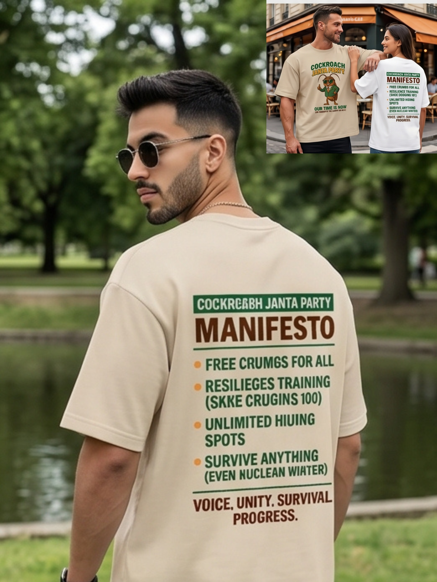 CJP Manifesto Oversized Tee 🔥