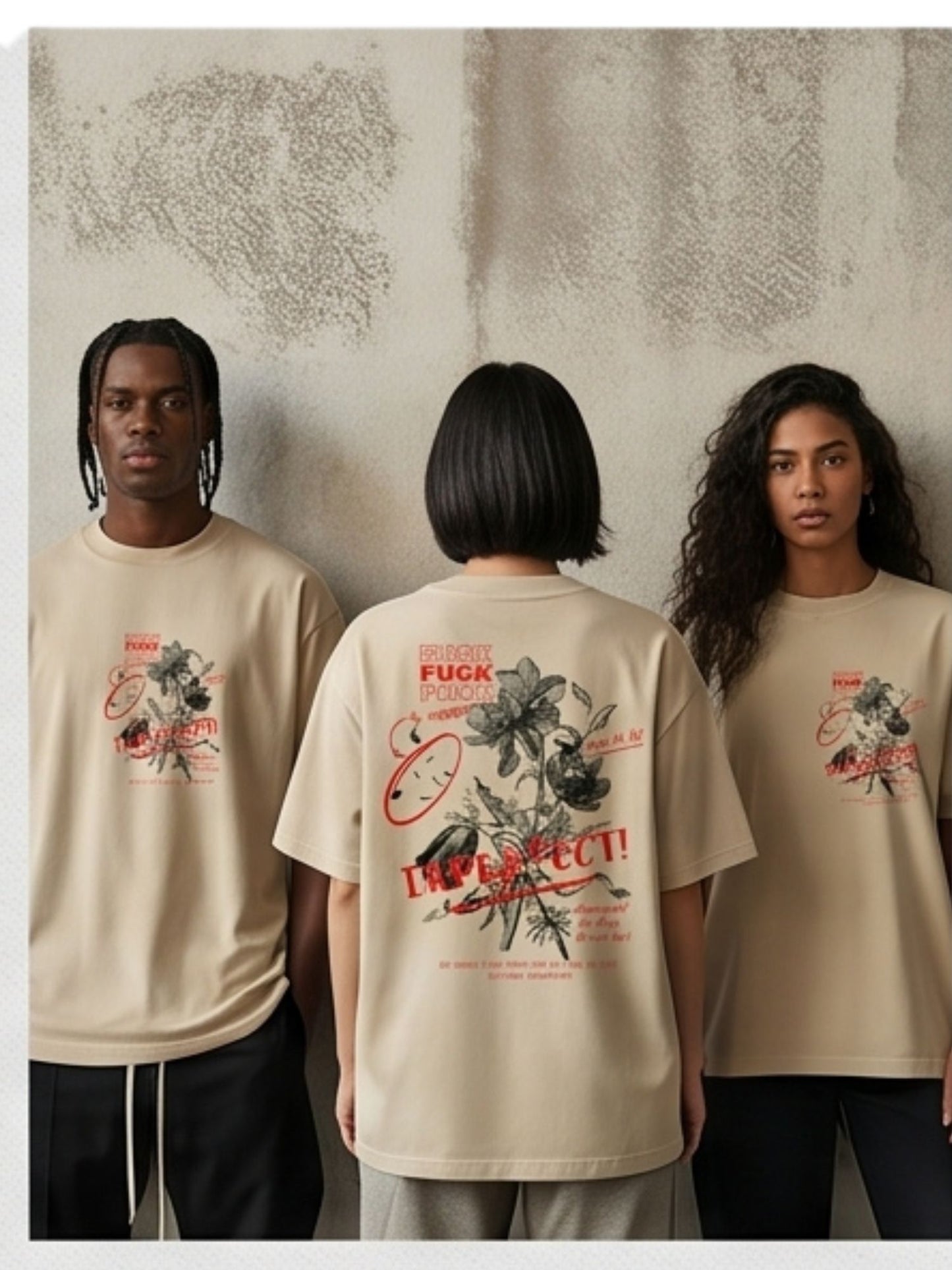 Dunbond label Oversize T-Shirt // IMPERFECT