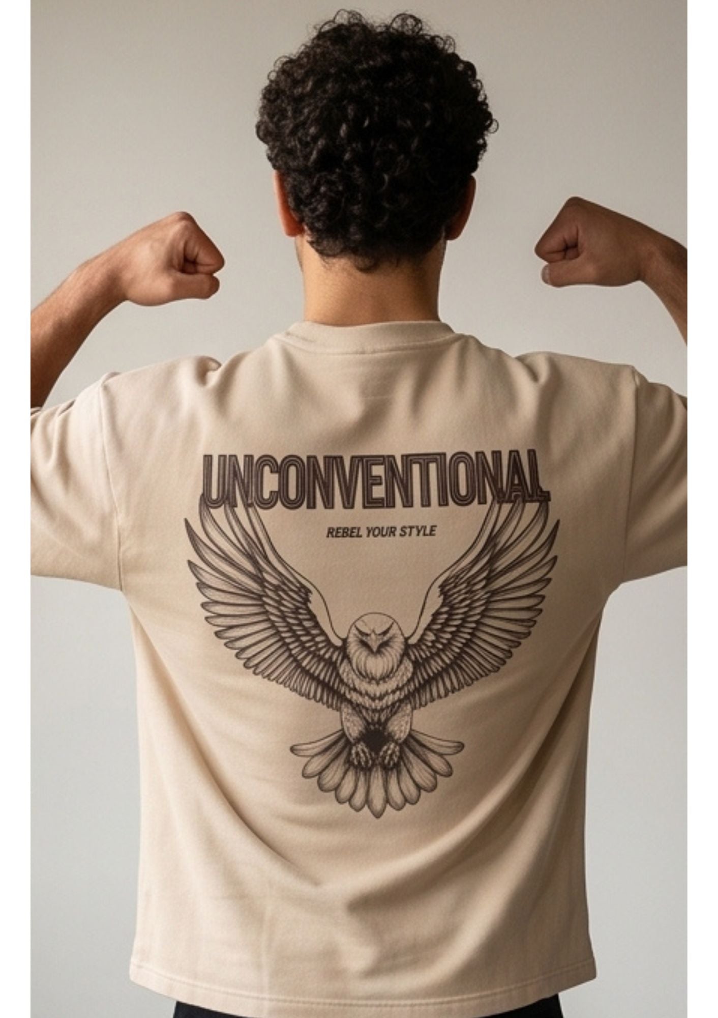 Dunbond label Black and white Oversize T-Shirt// inconventional