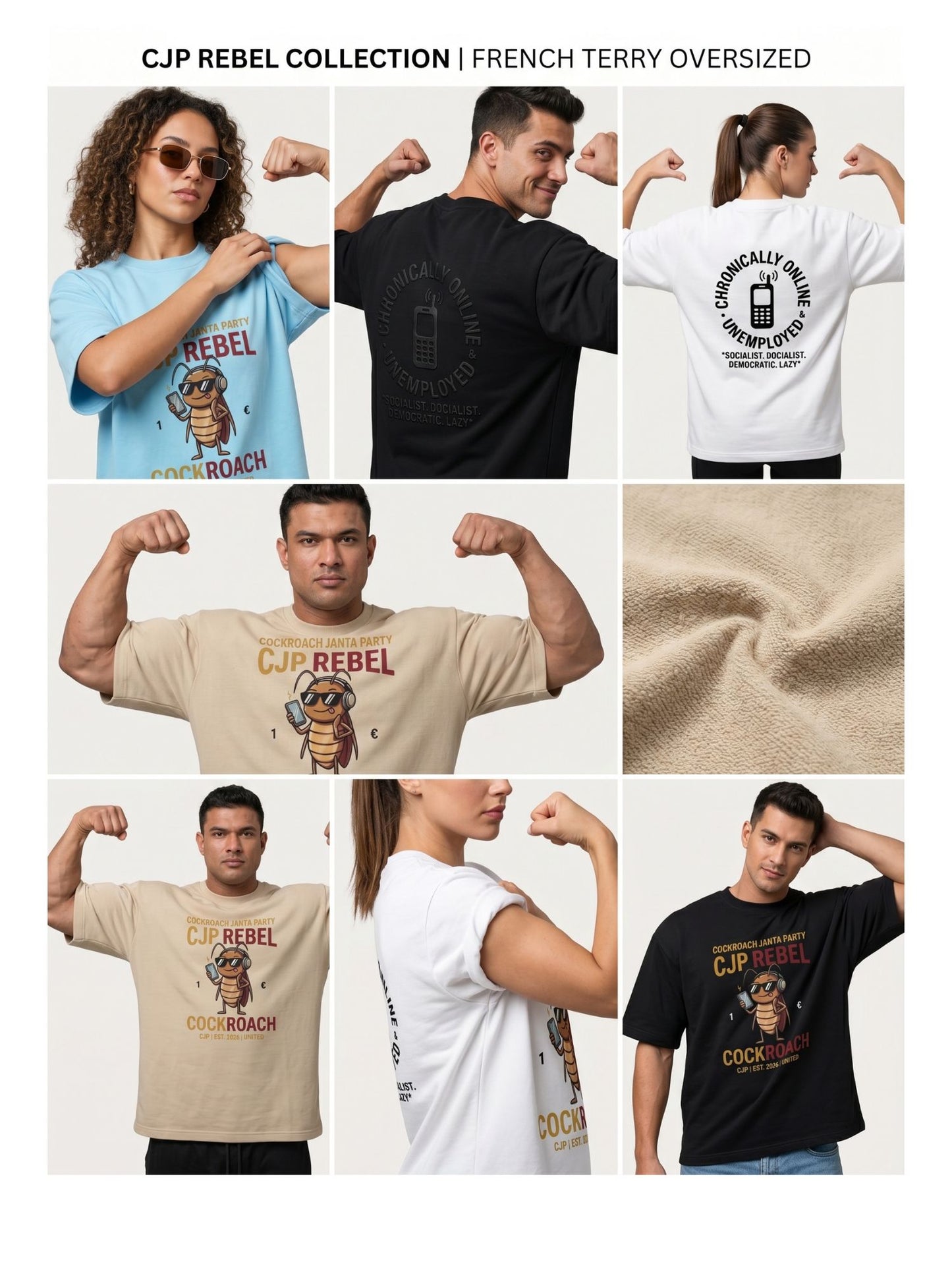 Chronically Online Oversized Tee