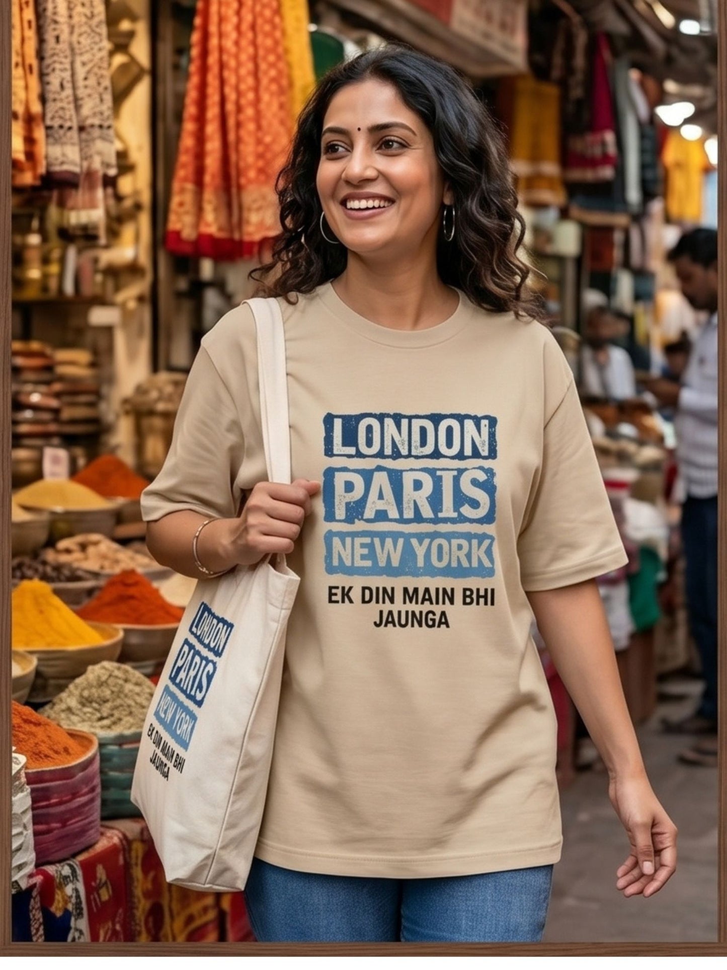 The "Global Wanderer" Oversized Heavyweight Tee