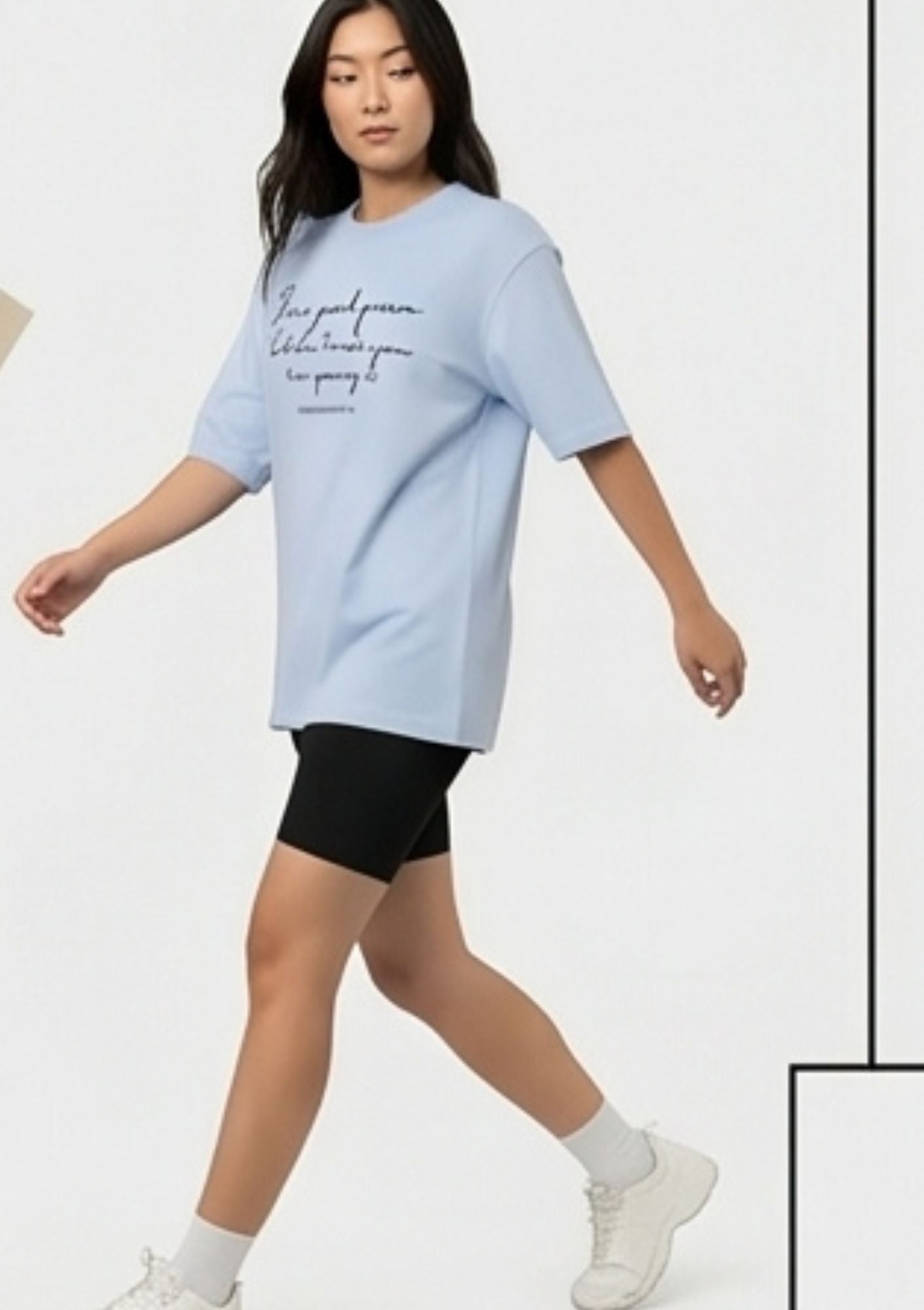 Dunbond labelOversize T-Shirt // BE A GOOD PERSON