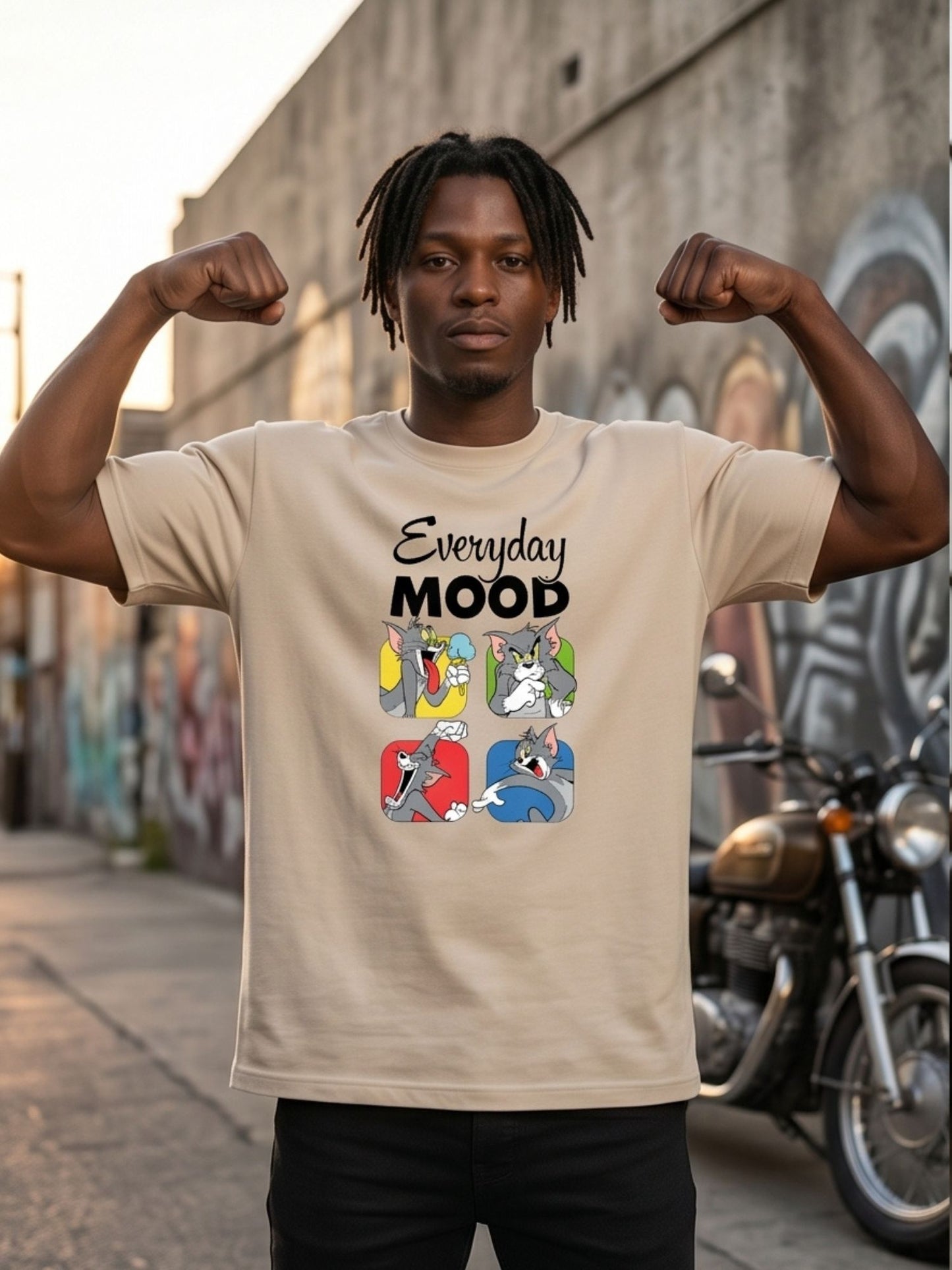 The "Everyday Mood" Oversized Heavyweight Tee