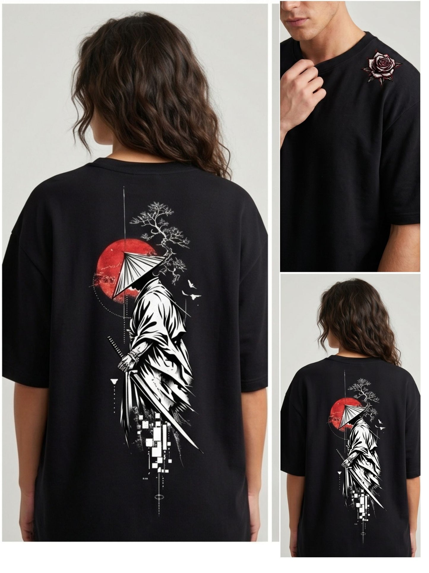 DUnbond label White Oversize T-Shirt Graphic Design