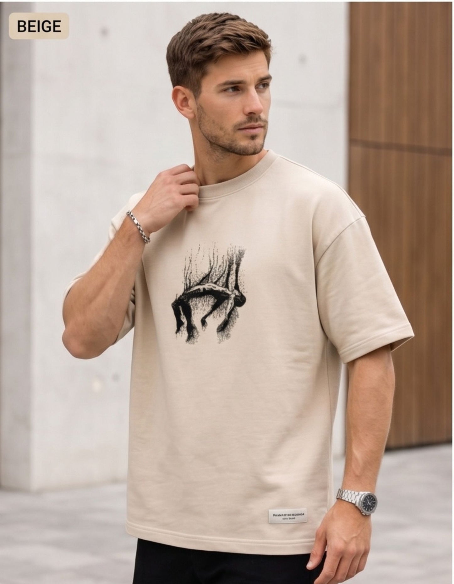 The "Free Fall" Oversized Heavyweight Tee