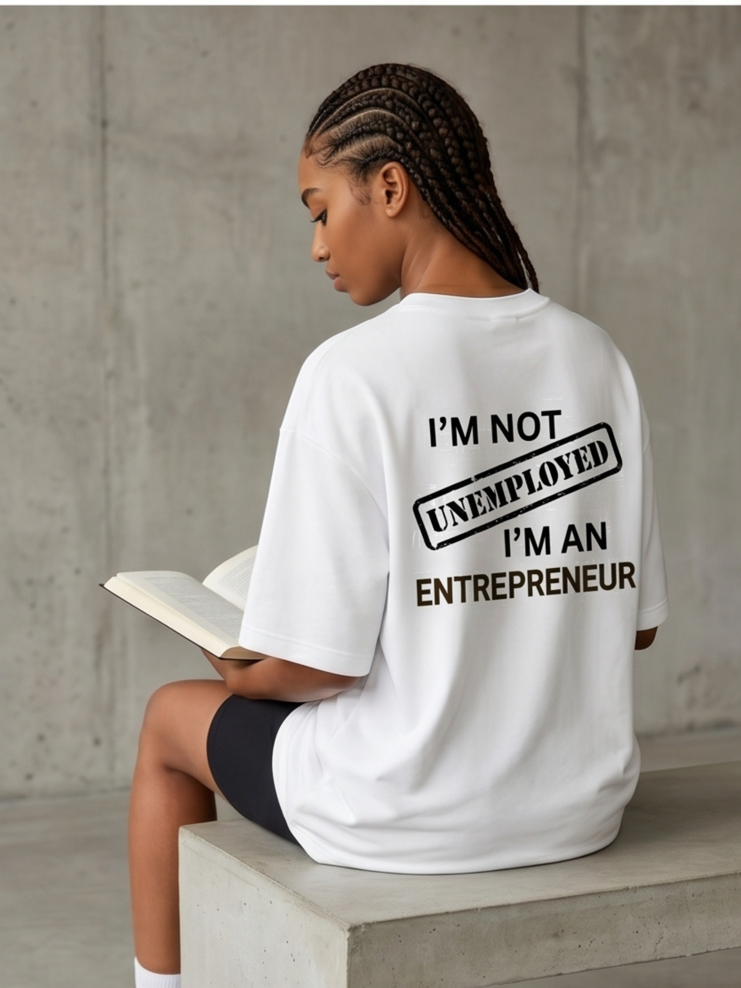 The "Hustler's Credo" Oversized Heavyweight Tee