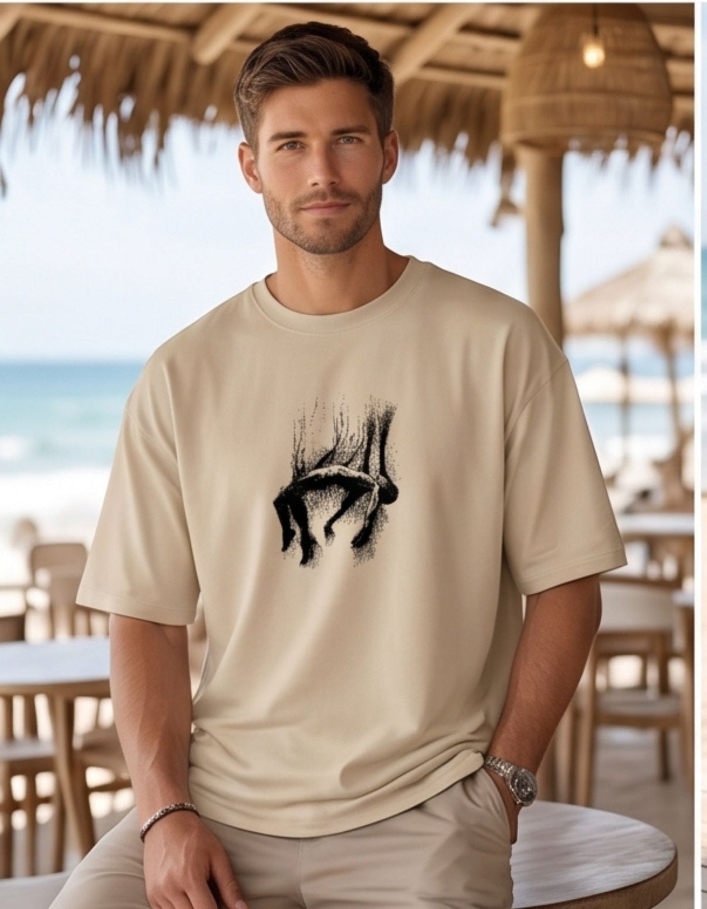 The "Free Fall" Oversized Heavyweight Tee