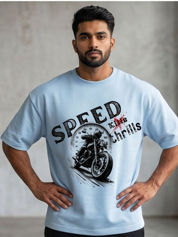 OVersize T-Shirt Speed Kills Thrills