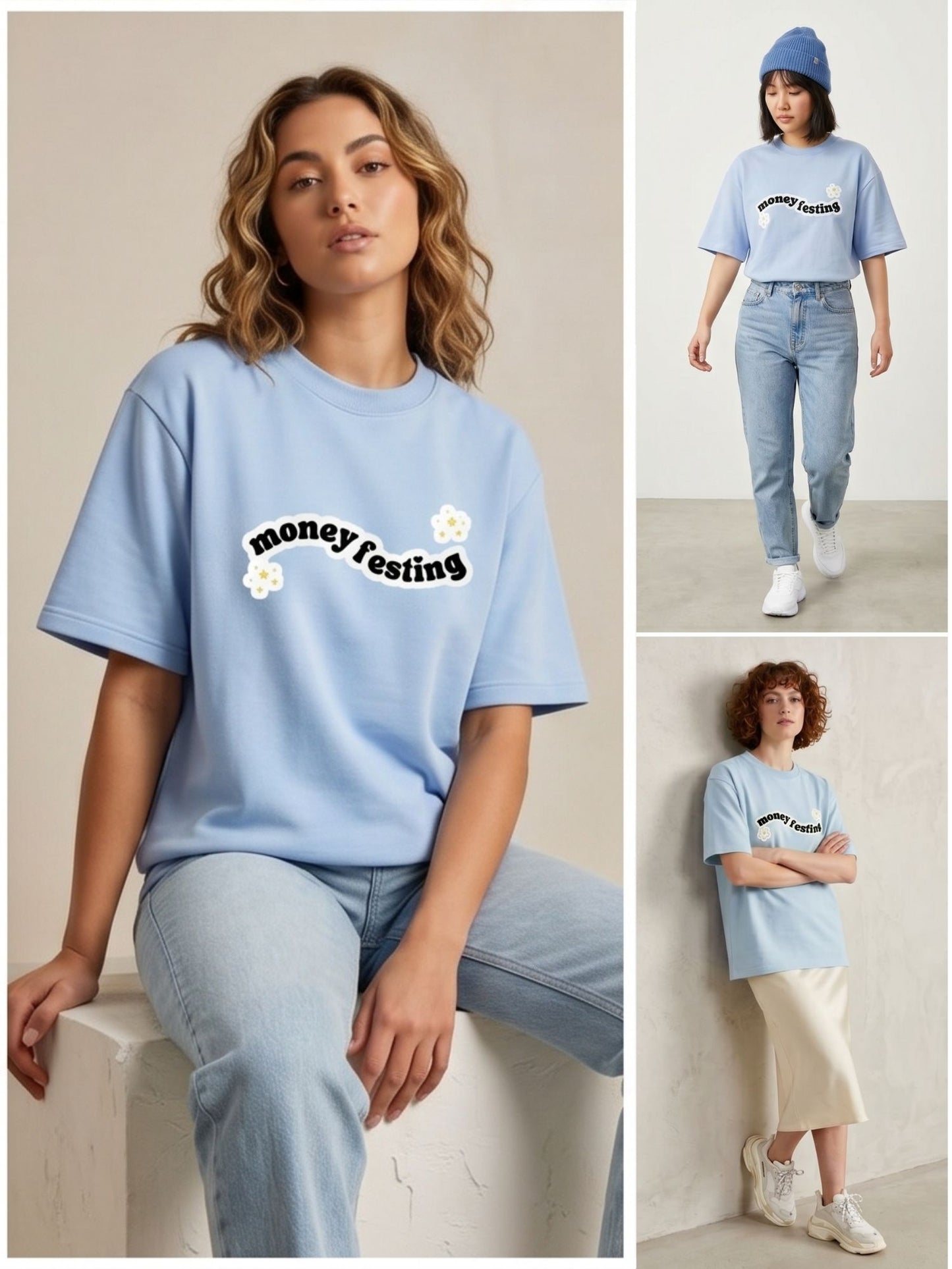 The "Moneyfesting" Oversized Heavyweight Tee