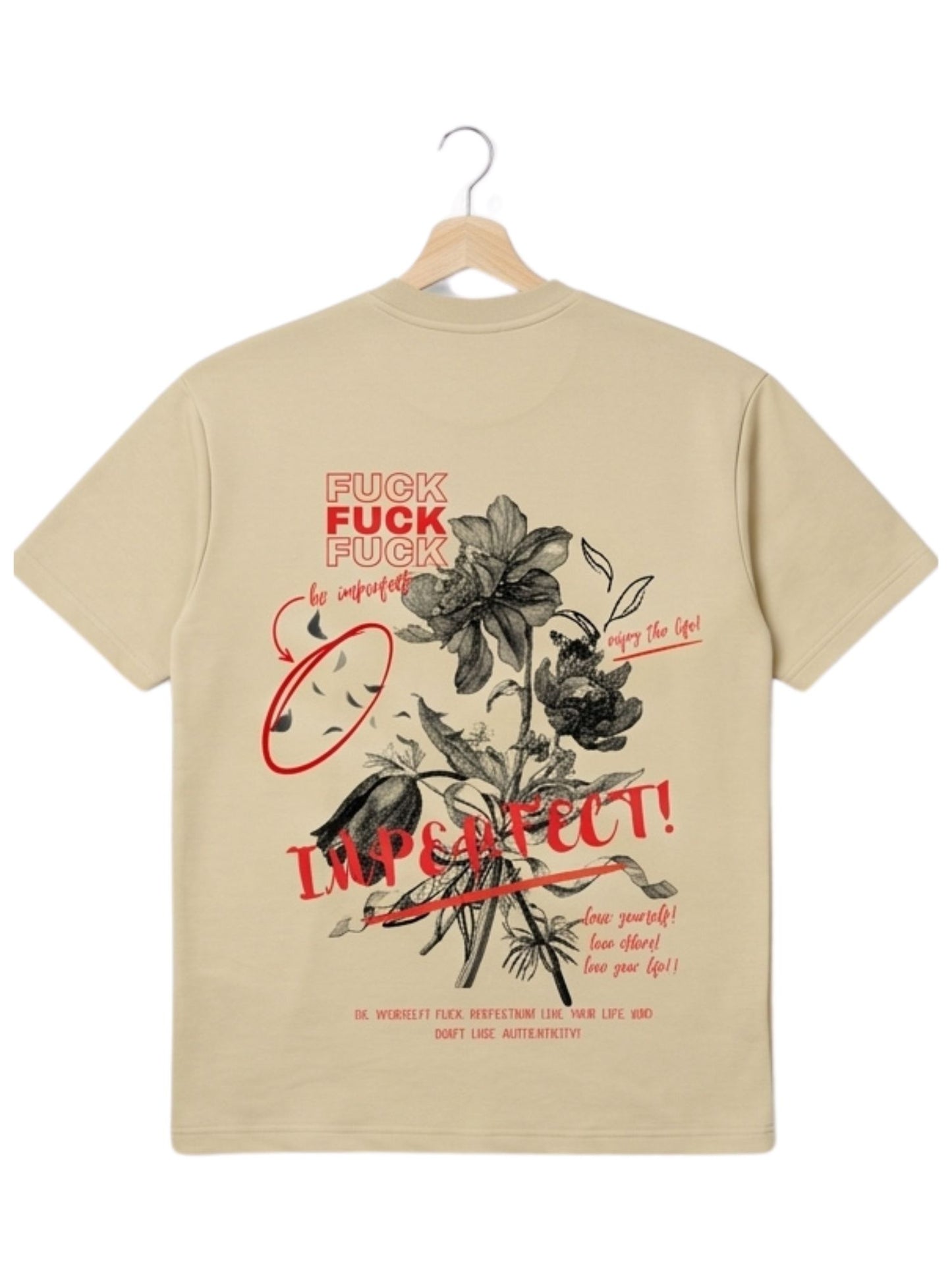 Dunbond label Oversize T-Shirt // IMPERFECT