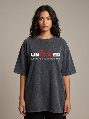 Limitless You Acid Wash Oversized T-Shirt