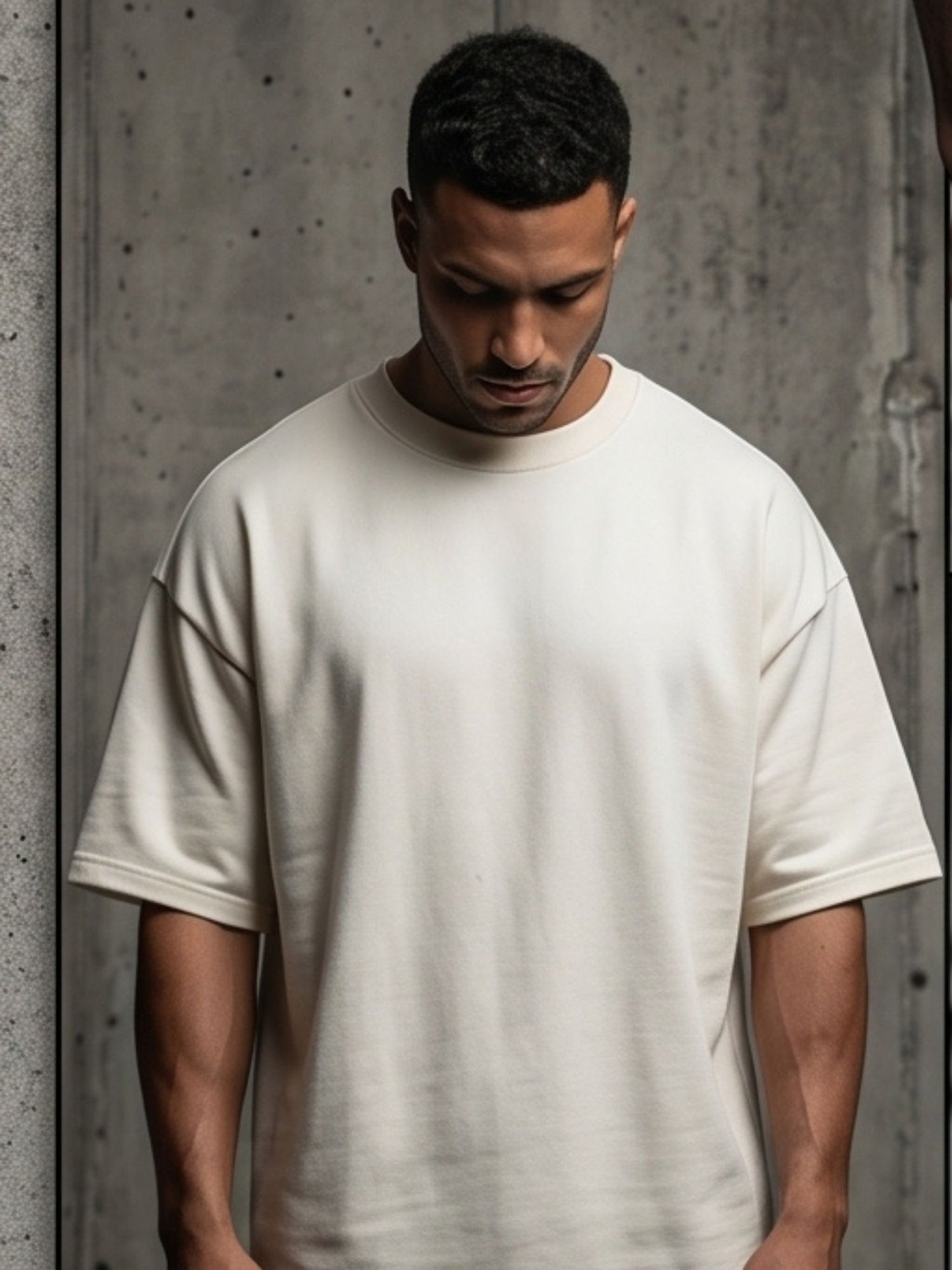 Dunbond label White Oversize T-Shirt // Back Spider print