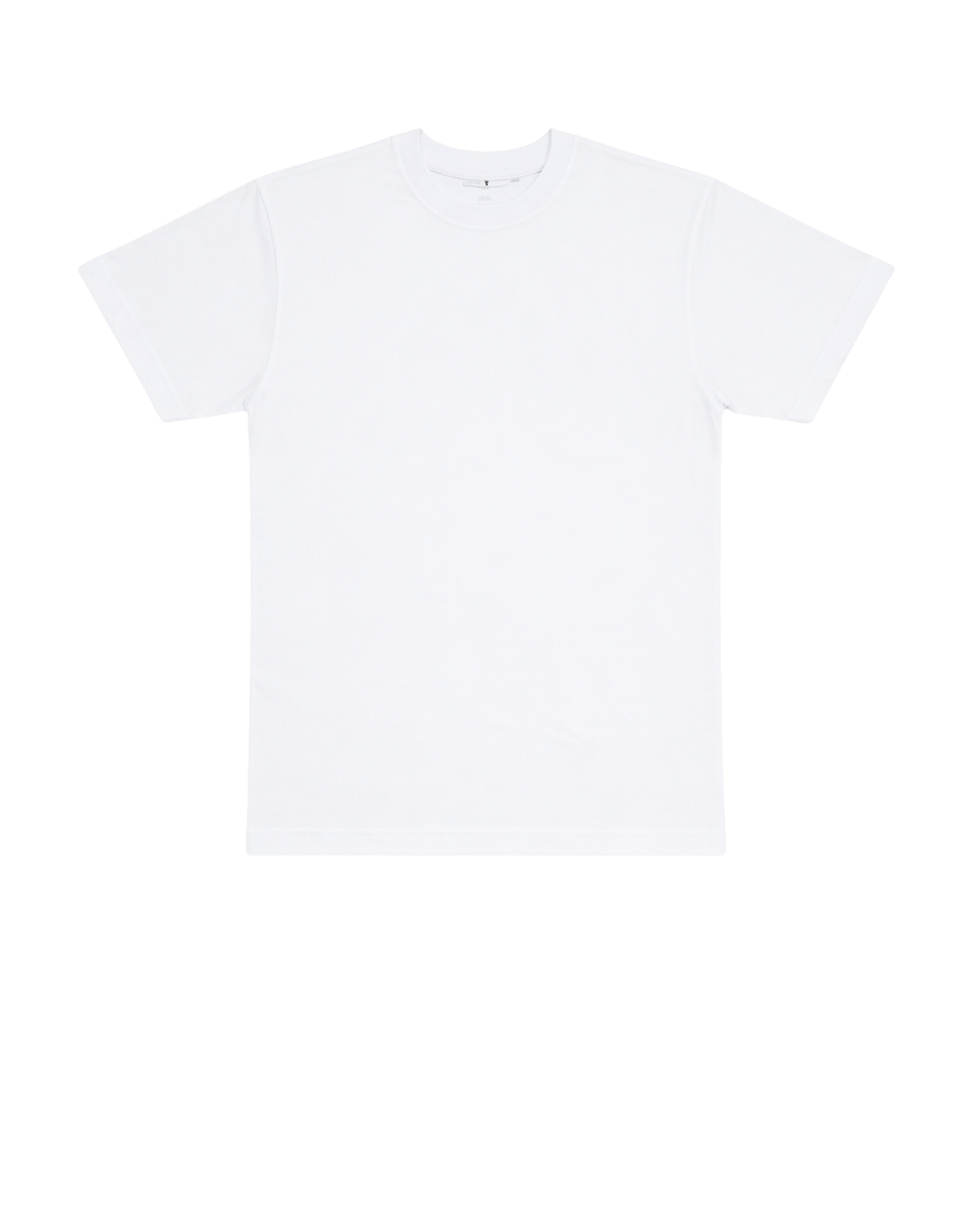 Dunbond label Black and white solid plain Oversize T-Shirt