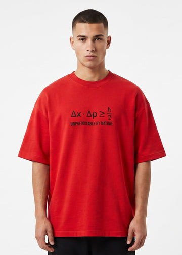 Dunbond Label Unpredictable by Nature Graphic Oversized T-Shirt for Men