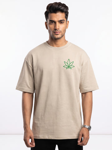 Good Energy Beats Every Temporary High Oversized Graphic T-Shirt Mens