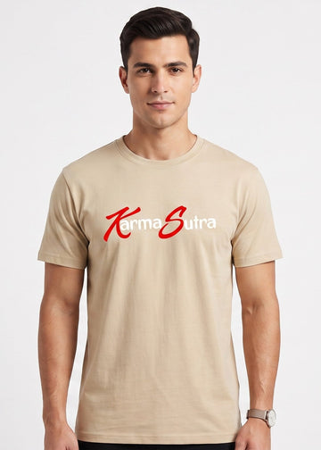 DUNBOND LABEL Karma Sutra Oversized Graphic T-Shirt for Men  Streetwear Tee  240 GSM Cotton